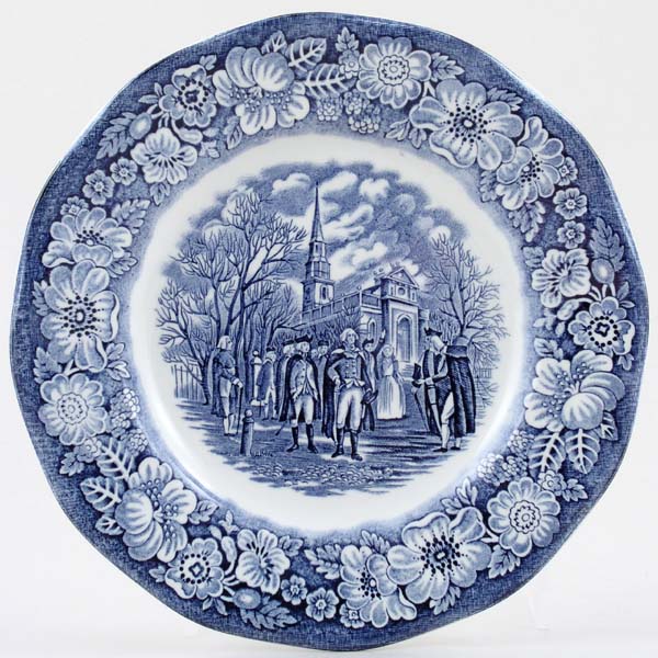 Plate Washington Leaving Christchurch c1970s